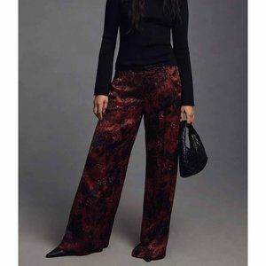 Anthropologie Low-Rise Pleated Trousers